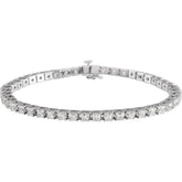 Diamond line bracelet
